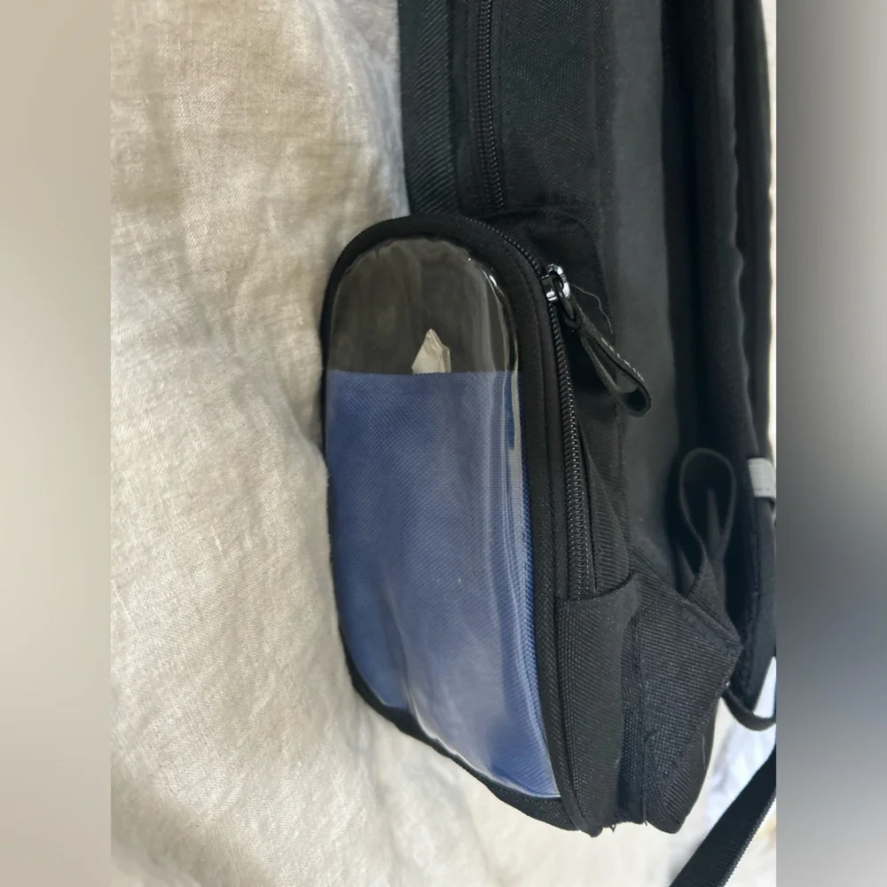 Belkin Black and Blue Backpack with Gray Highlights